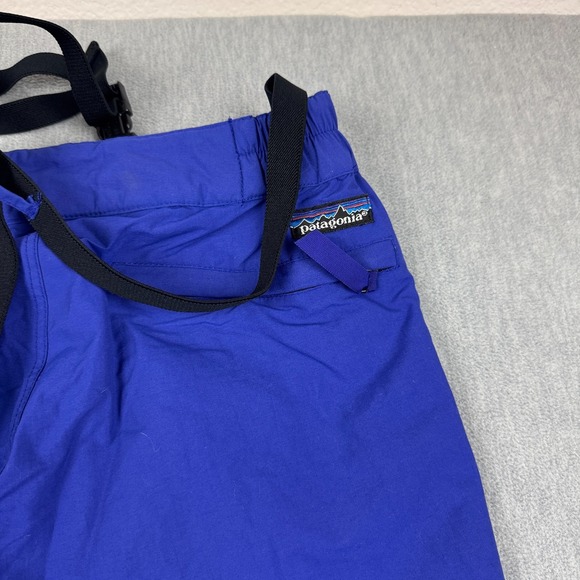 Vintage Patagonia Pants Mens 34 Purple Full Side Zip Suspender Snowboard Ski 90S - Picture 13 of 16